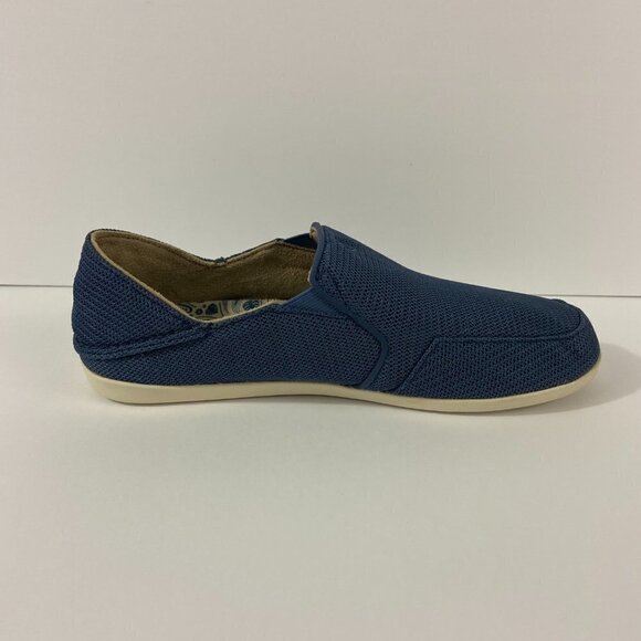 OluKai Women's Waialua Mesh Slip On Sneaker Flats Shoes Navy Blue Size 9 - Picture 6 of 11